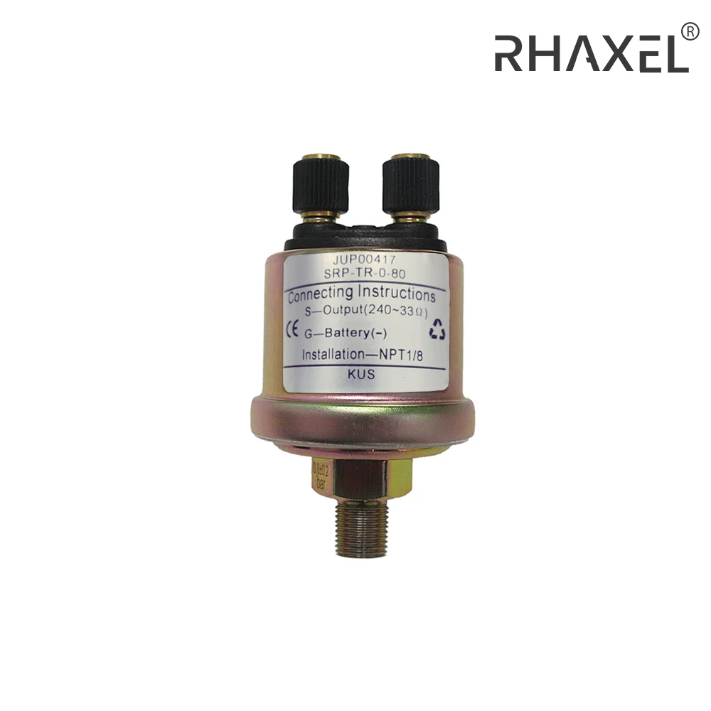 

Механический датчик давления масла KUS NPT1/8-27 (0-80PSI) 240-33 Ом сигнал для автомобильных судов, мотоциклов, автофургонов