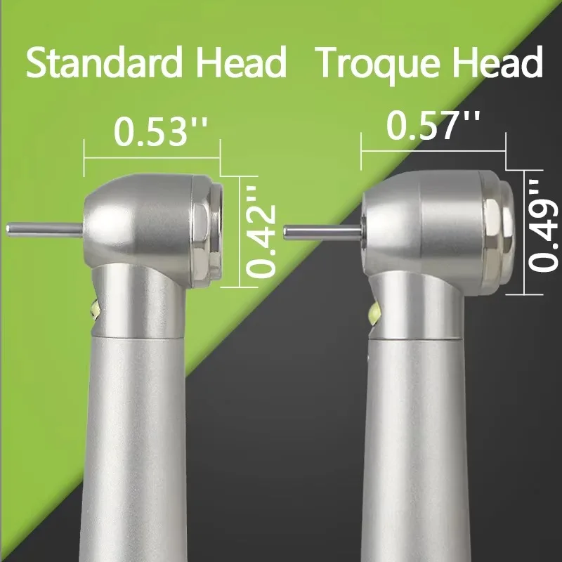 Dental LED E-generator Push Button High Speed Handpiece Standard Head Air Turbine 3 Water Spray Handpiece Odontologia Tool - view 5