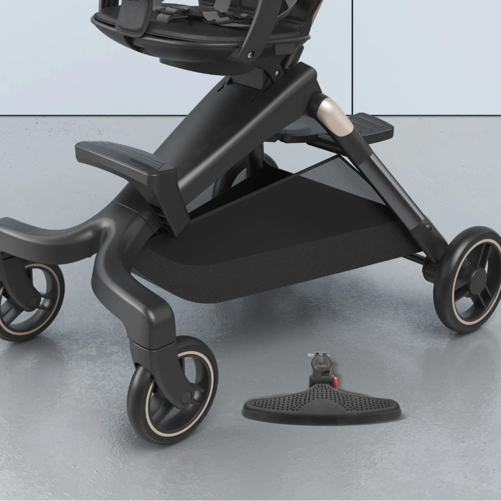 

Universal Fit Infant Footrest Extension Replacement Parts Durable Baby Stroller Pedal Easy Installation For