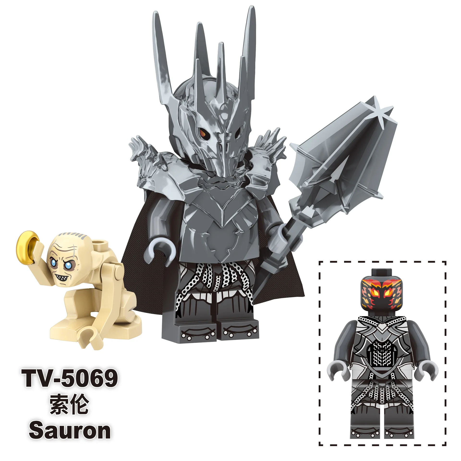 TV6409 Herr der Ringe Elfen Orks Armee Zwerg Rohan Mini Actionfiguren Bausteine Montage-Spielzeug für Kinder Geburtstagsgeschenk