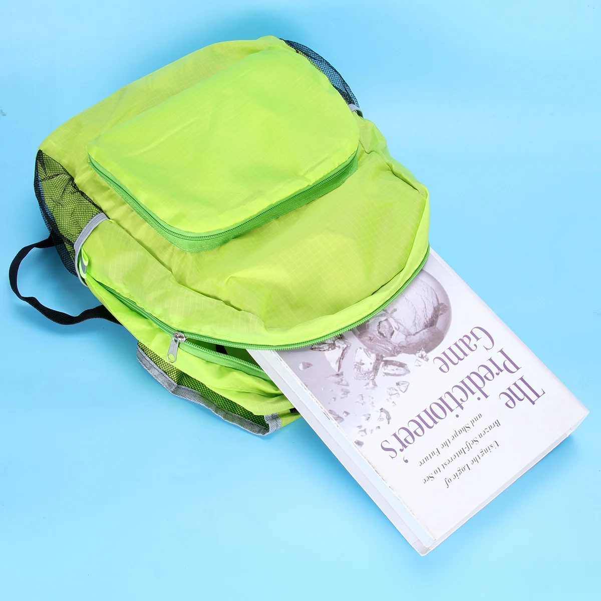 

Foldable Backpack Green Waterproof Large Capacity Lightweight Outdoor Travel Bag For Sports Hiking Camping Folding Shoulder Bag