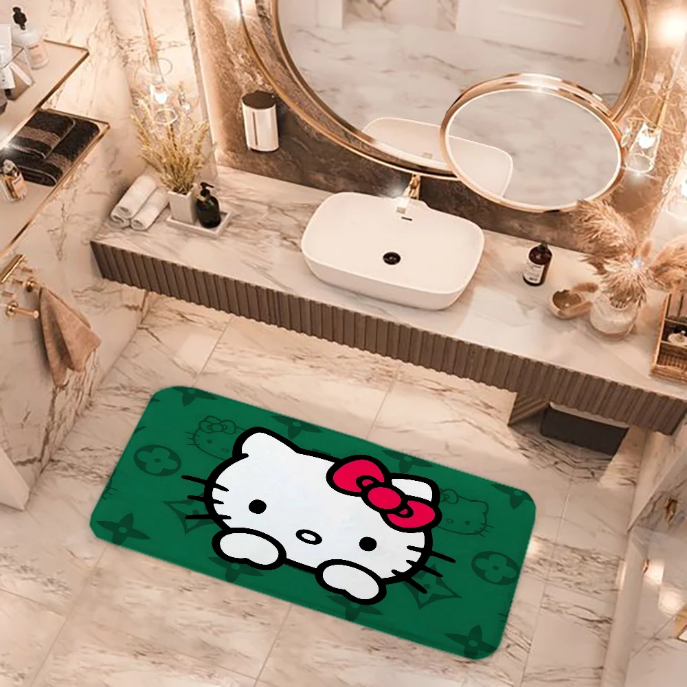 Bath Mat Rug Bathroom Foot Mat Non-slip Mat Small Floor Mats Door Mat LV Brand Kitchen Carpet Doormat Entrance Door Carpets Rugs