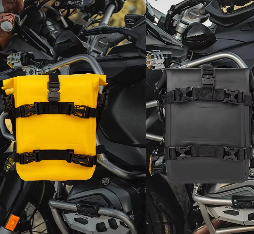 6L Motorrad-Seitentasche, wasserdicht, große Stoßfester-Aufbewahrungstasche, Motorrad-Hängetasche, Hecktasche – Detail 16