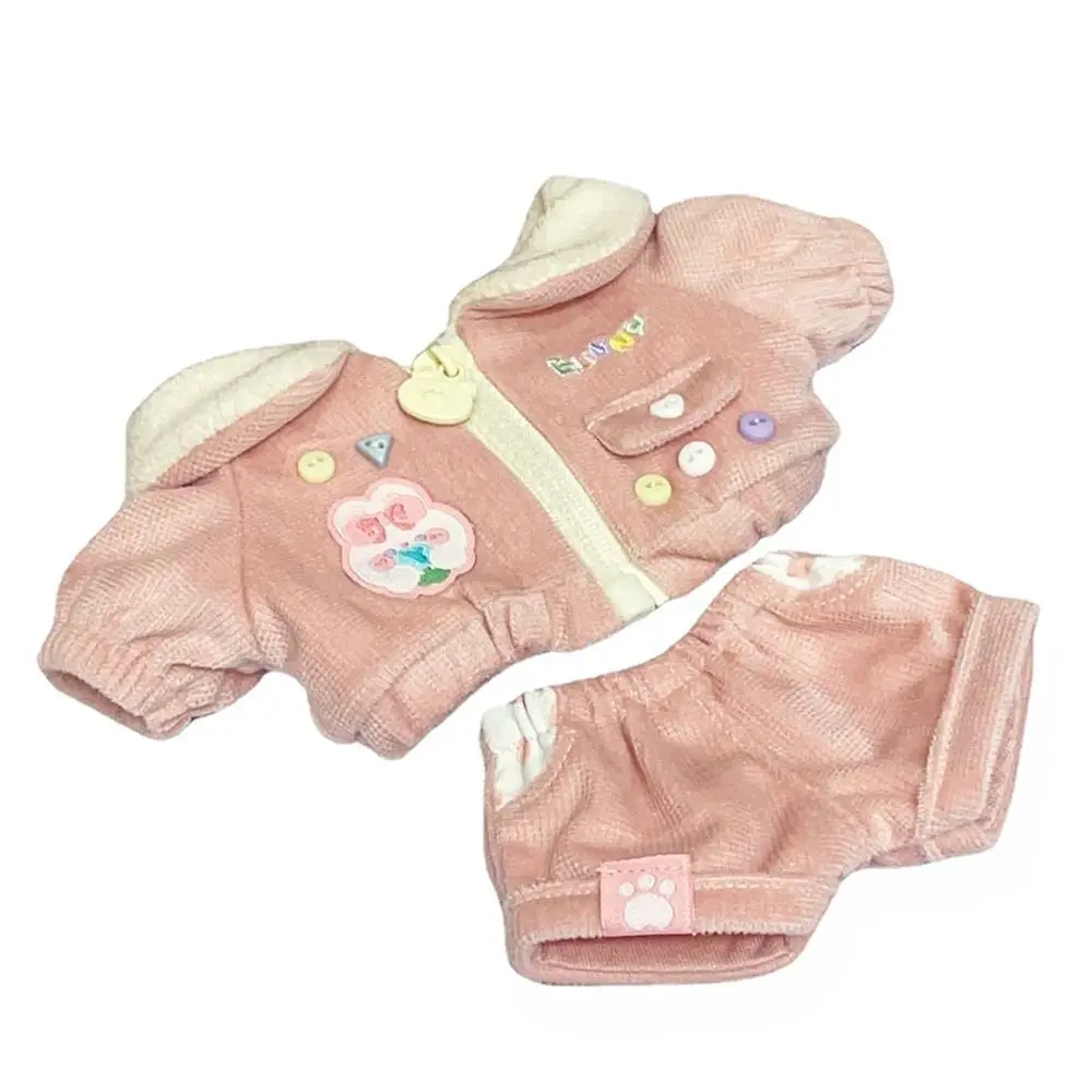 Regalo da gioco per la casa, completo di ricambio, giacca in cotone con risvolto, 20 cm, vestiti per le bambole, vestito da cambio, gioco, cappotto di velluto a coste