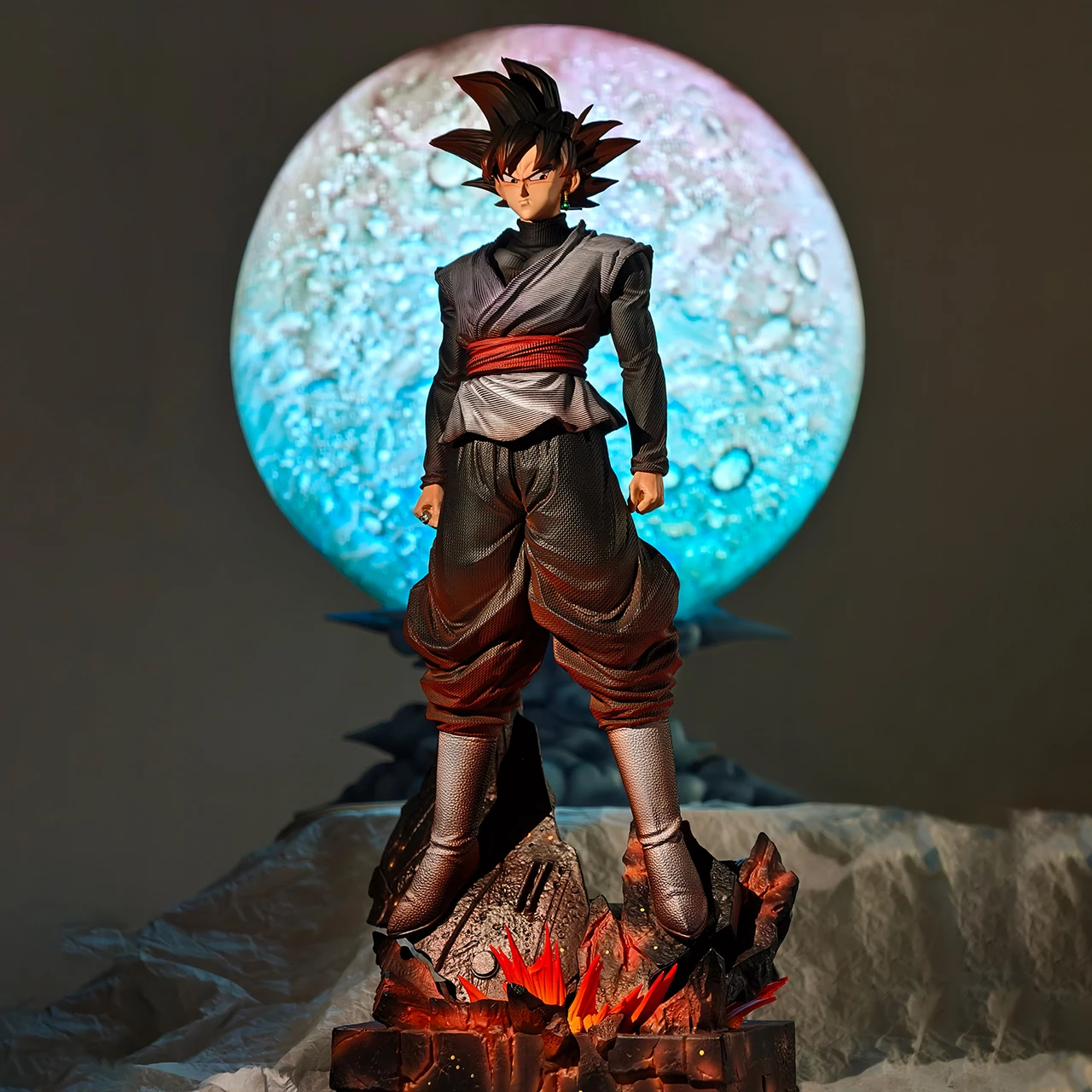 

37.5cm Jt Dragon Ball Z New Goku Black Figure Statue Zamasu Super Saiyan Action Figure Collection Model Toys Gift