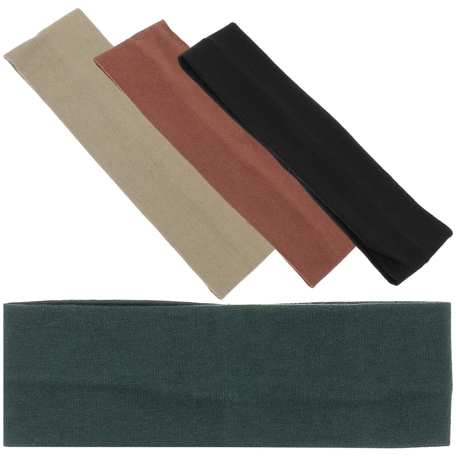 

4Pcs Yoga Headbands Elastic Breathable Sweat Wicking Headbands for Women Sports Workout Gym Sweat Absorbing Headband