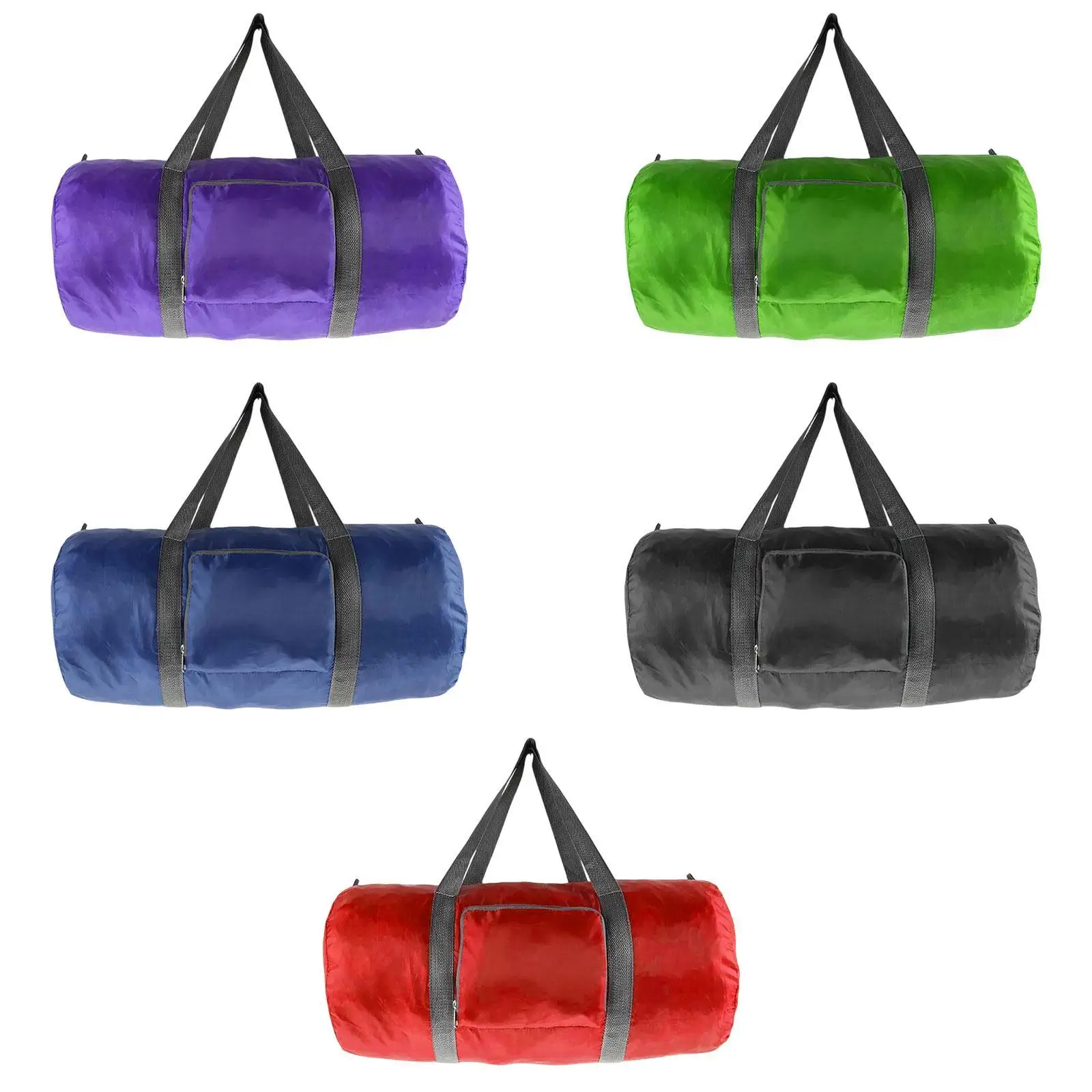 Portable Polyester Travel Duffle Bag Foldable Overnight Storage Tote for Gym Fitness Hiking Camping Weekend Carry on Luggage