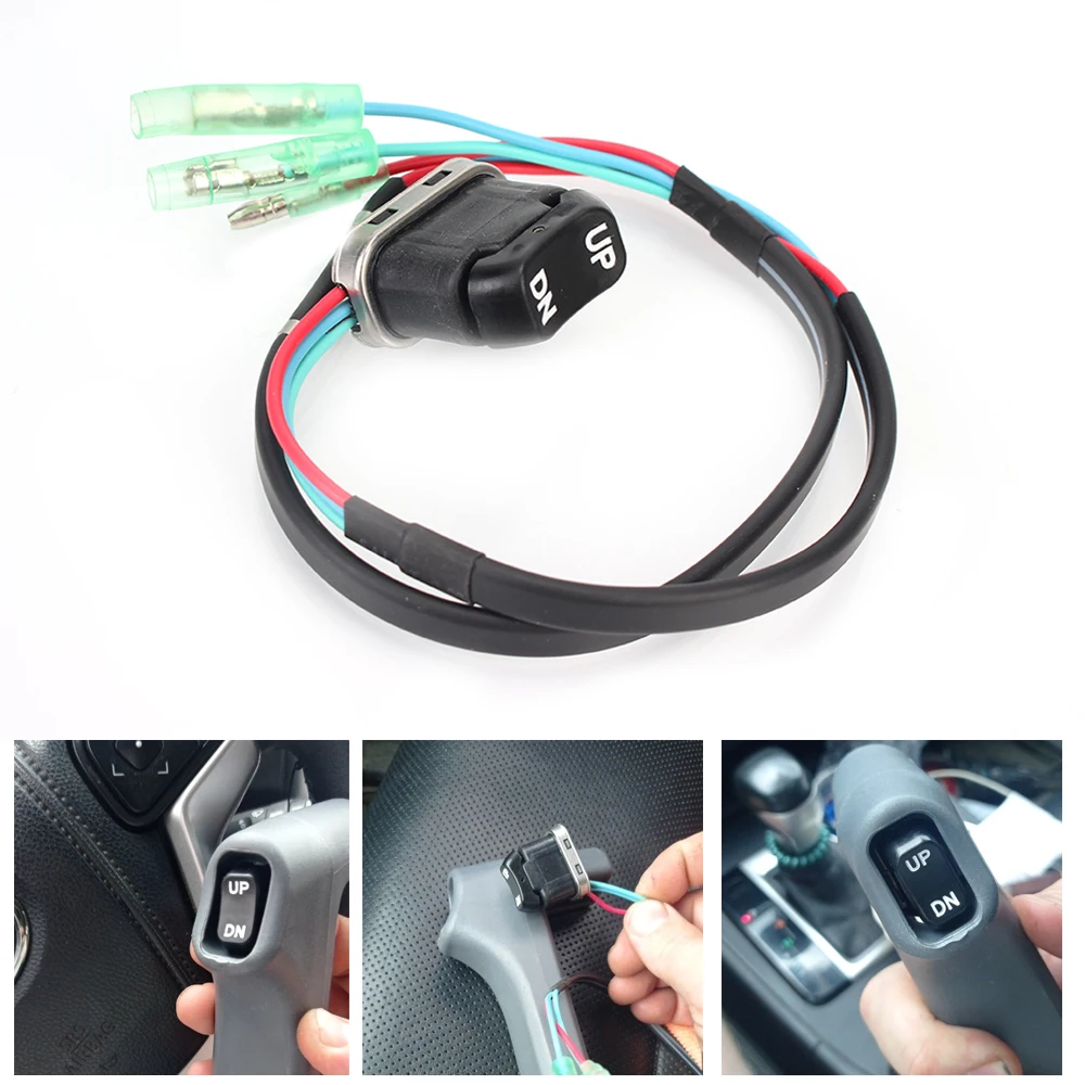 Car Push button Switch Outboard Remote Controller Assembly Kit Trim Tilt Switch For  4 Stroke Motor Marine ship Accessories