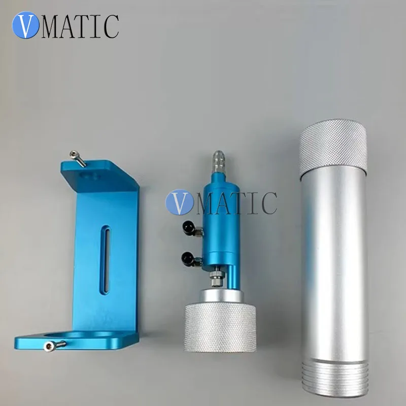 Precision Pneumatic Syringe Dispensing Valve Large Flow Anti-Drip (Suckback) for Medium High Viscosity Fluids, All-in-One Design