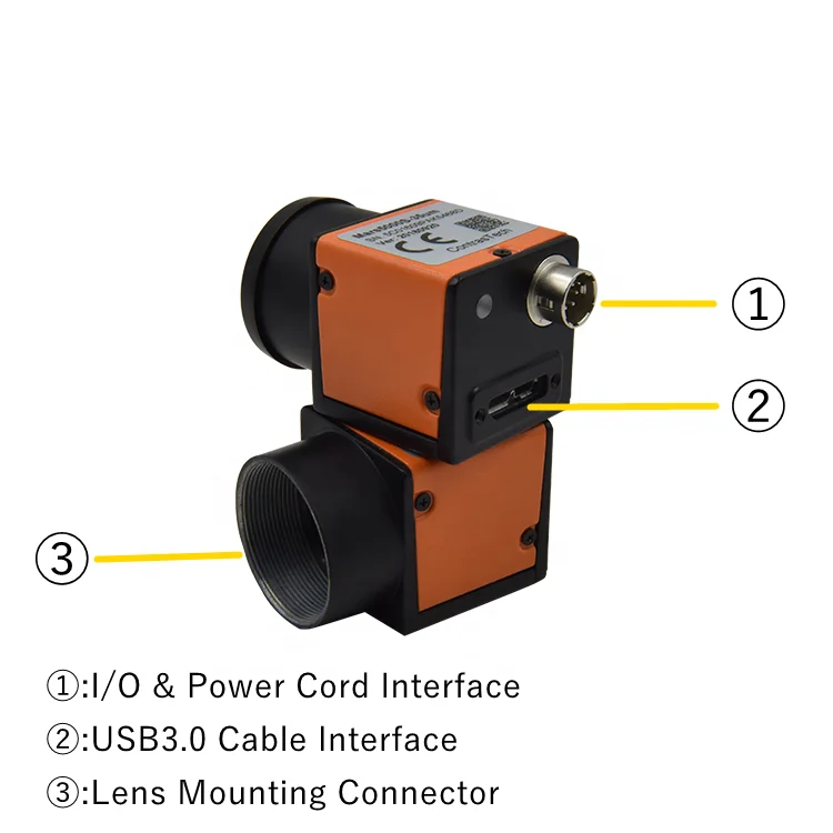 Kwaliteit 1,6 MP 250 fps USB3.0 Plug & Play IMX 273 industriële hogesnelheidsvisiecamera voor machinevisie-toepassingen