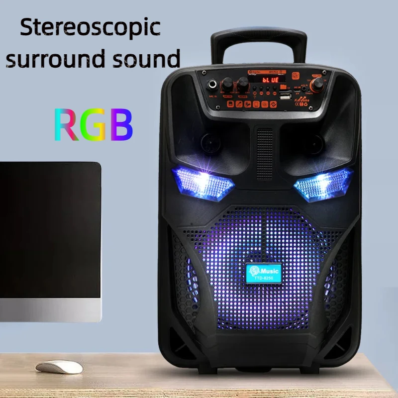 

High Quality Wireless Bluetoothsubwoofer Speaker High-resolution and HI-FI360 Degree Surround with Remote Control and Microphone