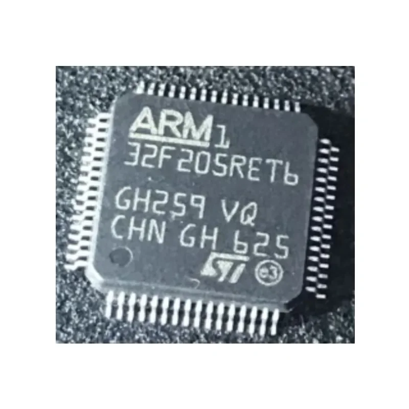 ชิปไมโครคอนโทรลเลอร์ STM32F205RBT6 STM32F205RET6 STM32F205 IC แบบใหม่ดั้งเดิม QFP64อิเล็กทรอนิกส์