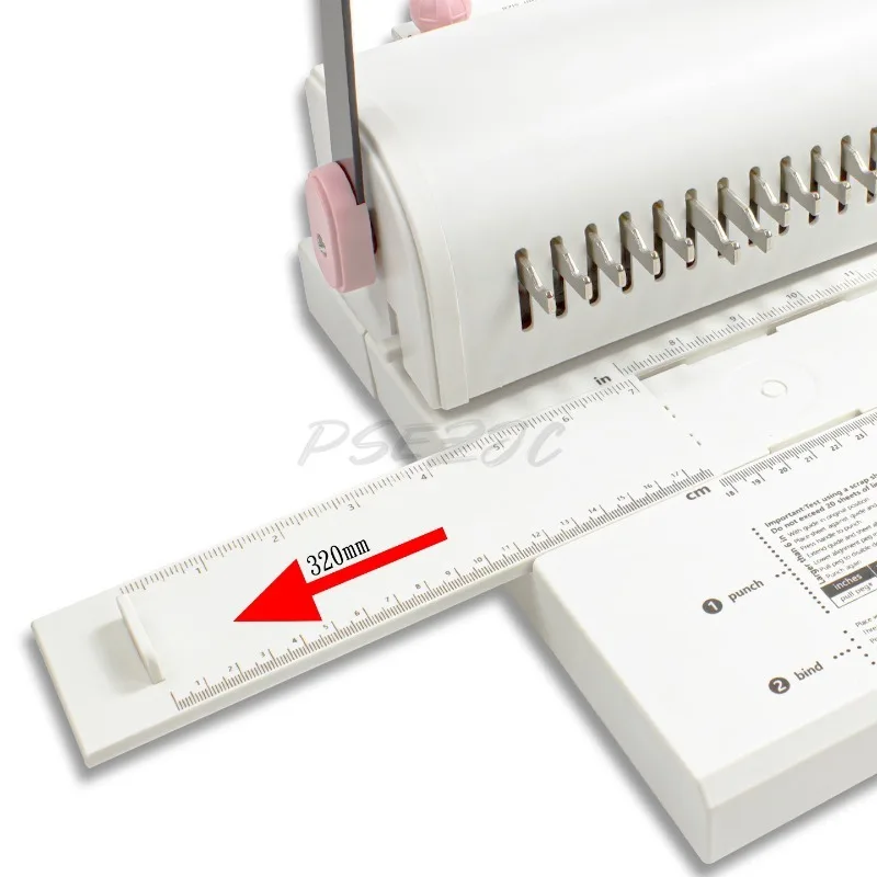 Double Coil with A Cutting Knife Punching Machine Multifunctional Binding Machine Document Bidding Document