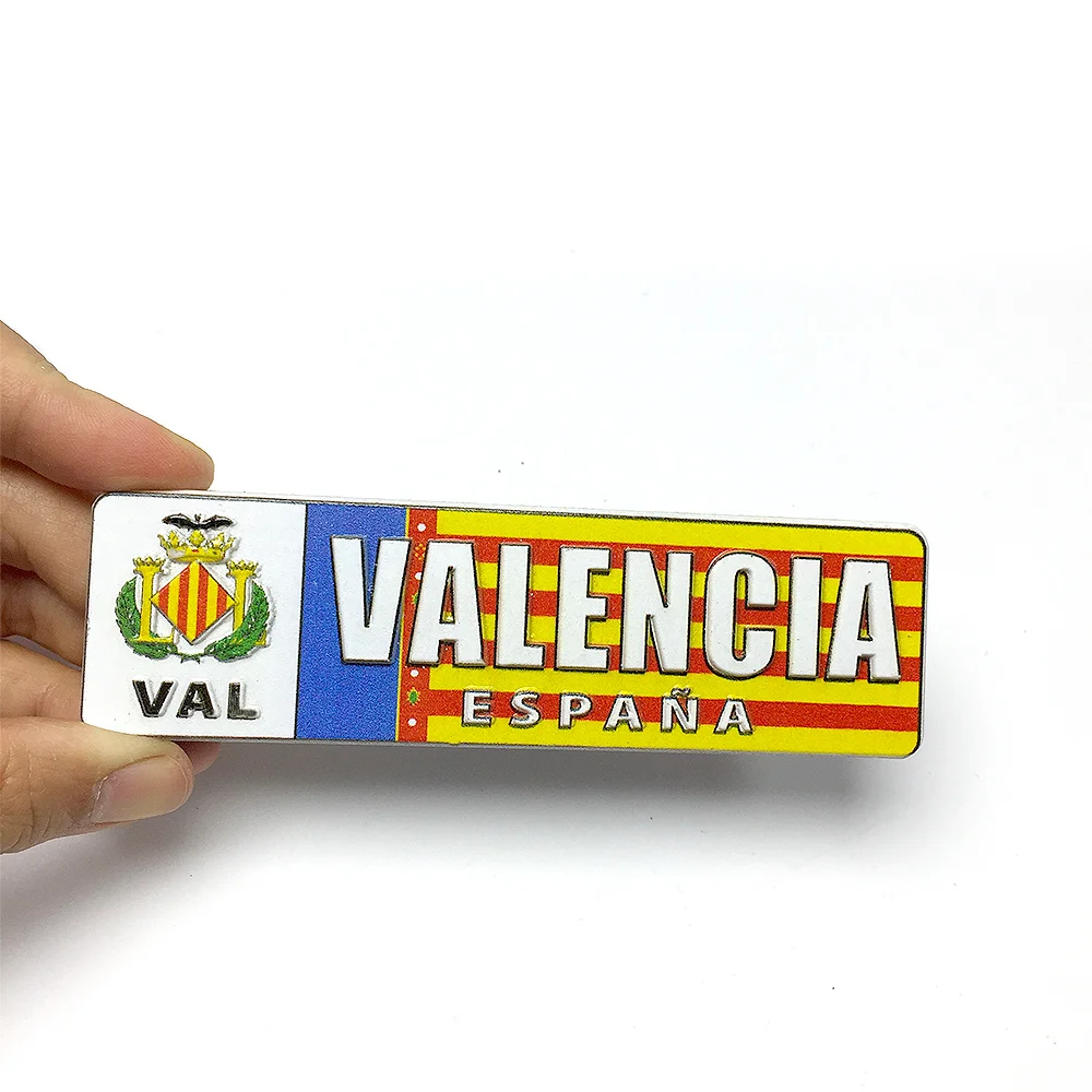 

‌Valencia Spain Resin Fridge Magnet - Colorful Design with Magnetic Backing - Perfect Home Decor