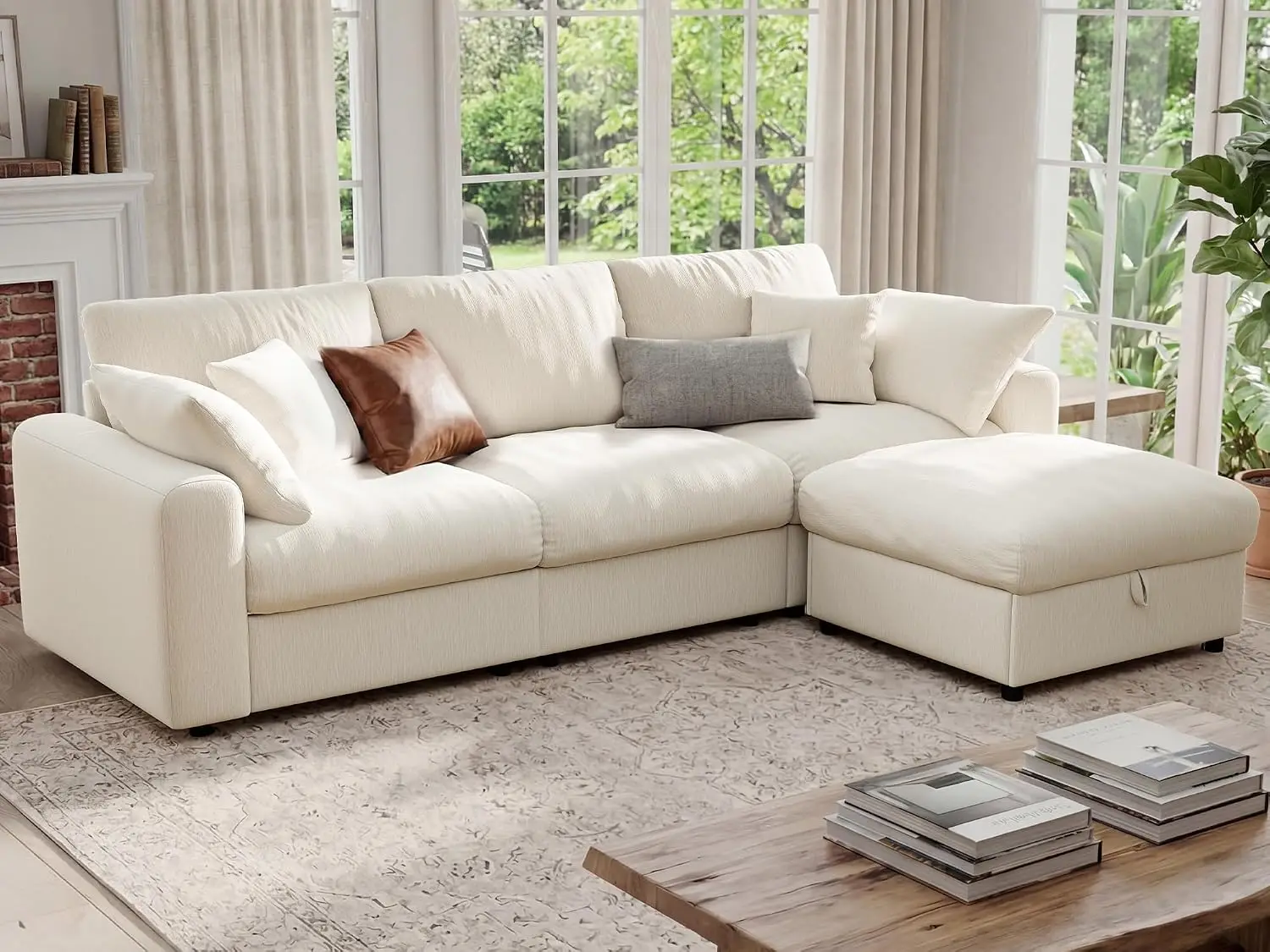 Cloud Sectional Couches for Living Room, 110