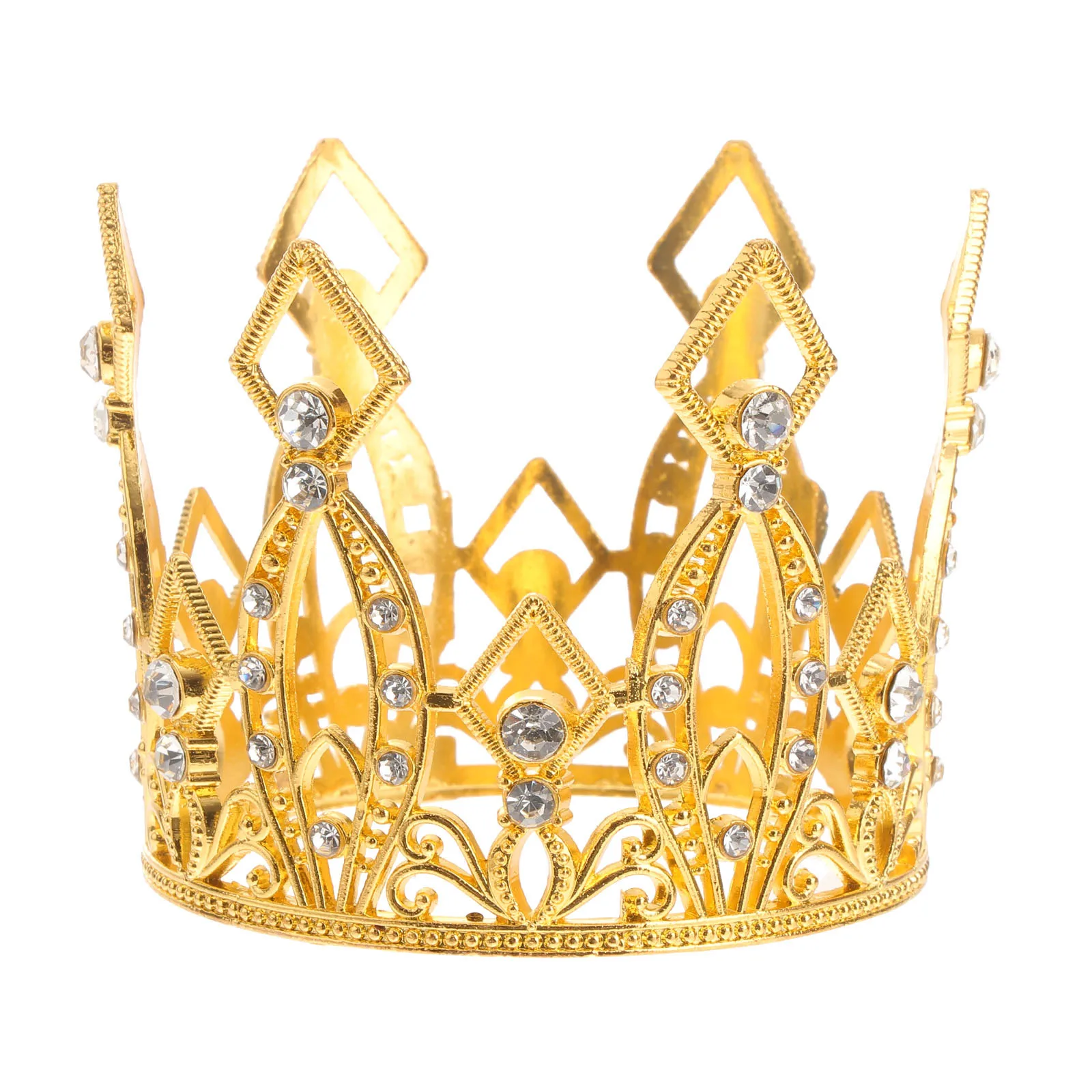 

Cake Decoration Crown Alloy Rhinestone Tiara For Birthday Wedding Party Kids Princess Theme Cakes Baby Shower Decor