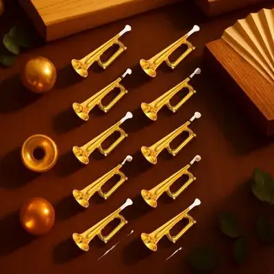 

10 шт. забавных дудок-труб для детей, музыкальные инструменты для концертов и выступлений, реквизит для детских вечеринок