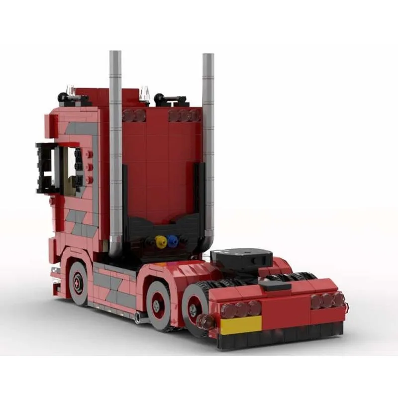

MOC-248283 New City Cargo Freight Semi-Trailer Truck Building Block Model 855 Parts Boys Children's Birthday Christmas Toy Gift
