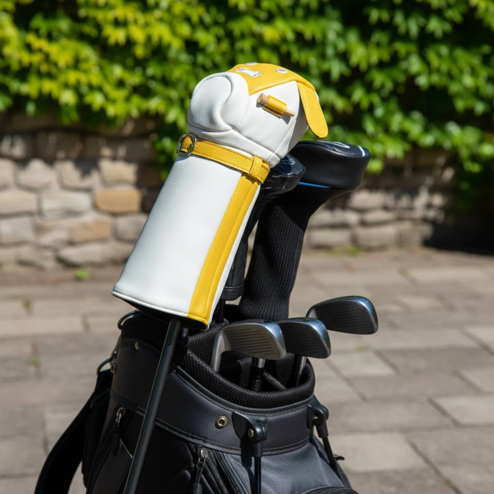 Soft Dog Golf Headcover Cute Dog Driver Headcover Cartoon Golf Club Cover Gift Idea Sports Accessory Lightweight for Golfers view 6
