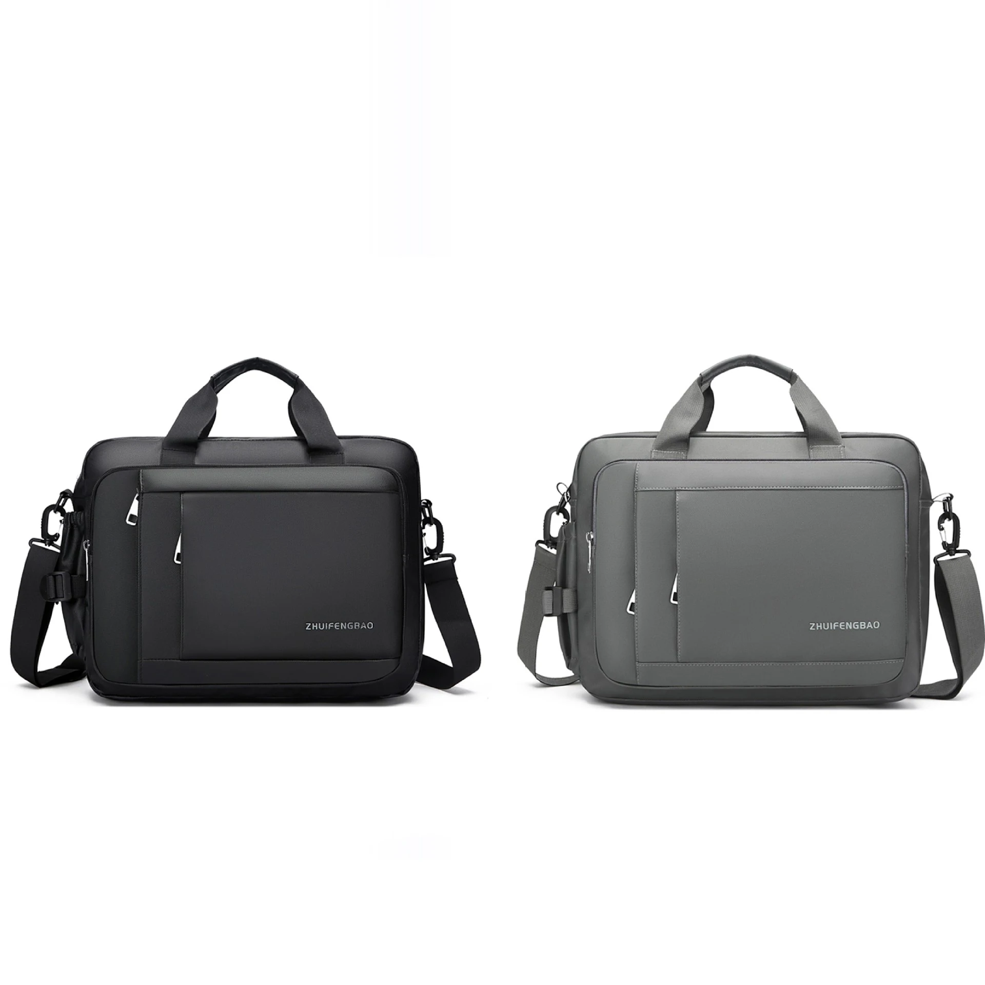 

Lawaia Briefcase for Men's Casual Sports Shoulder Bag Simple Men's Water-resistant Oxford Multi-layer Slitting Stride 38-8-29cm