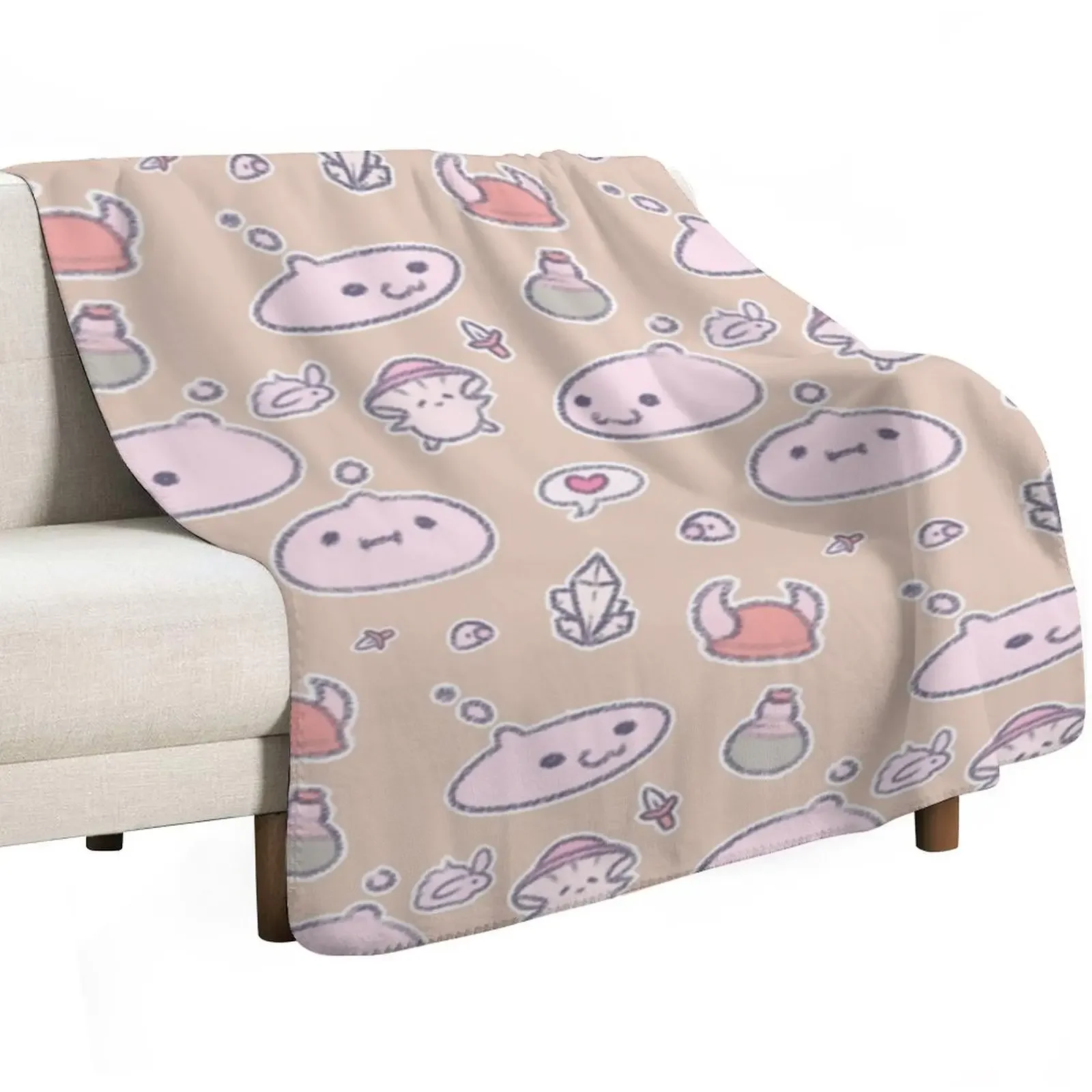 Ragnarok Online Pattern Throw Blanket Kid'S Beautifuls Designers Soft Plaid blankets and throws Sofa Quilt Blankets