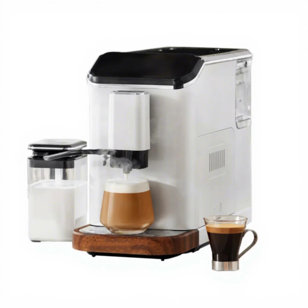 1. Italian Automatic Espresso Maker, 128 Cups Daily Touch Control Self‑cleaning With Phone App Connection Coffee Brewing Tool