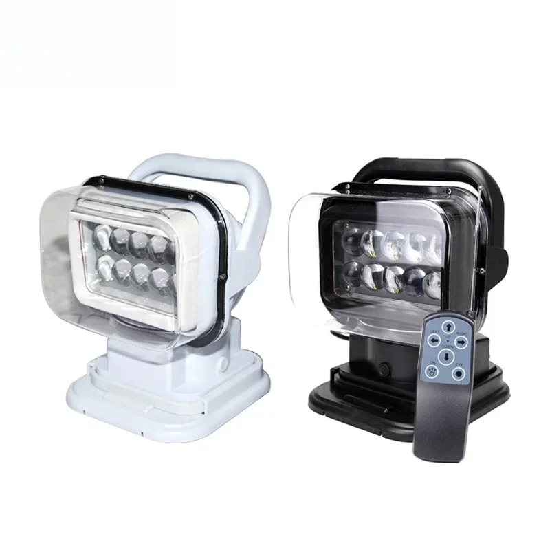 

Black and White 50m Wireless Remote Control Boat Cheap High Power Light Emitting Diode Searchlight Portable Light