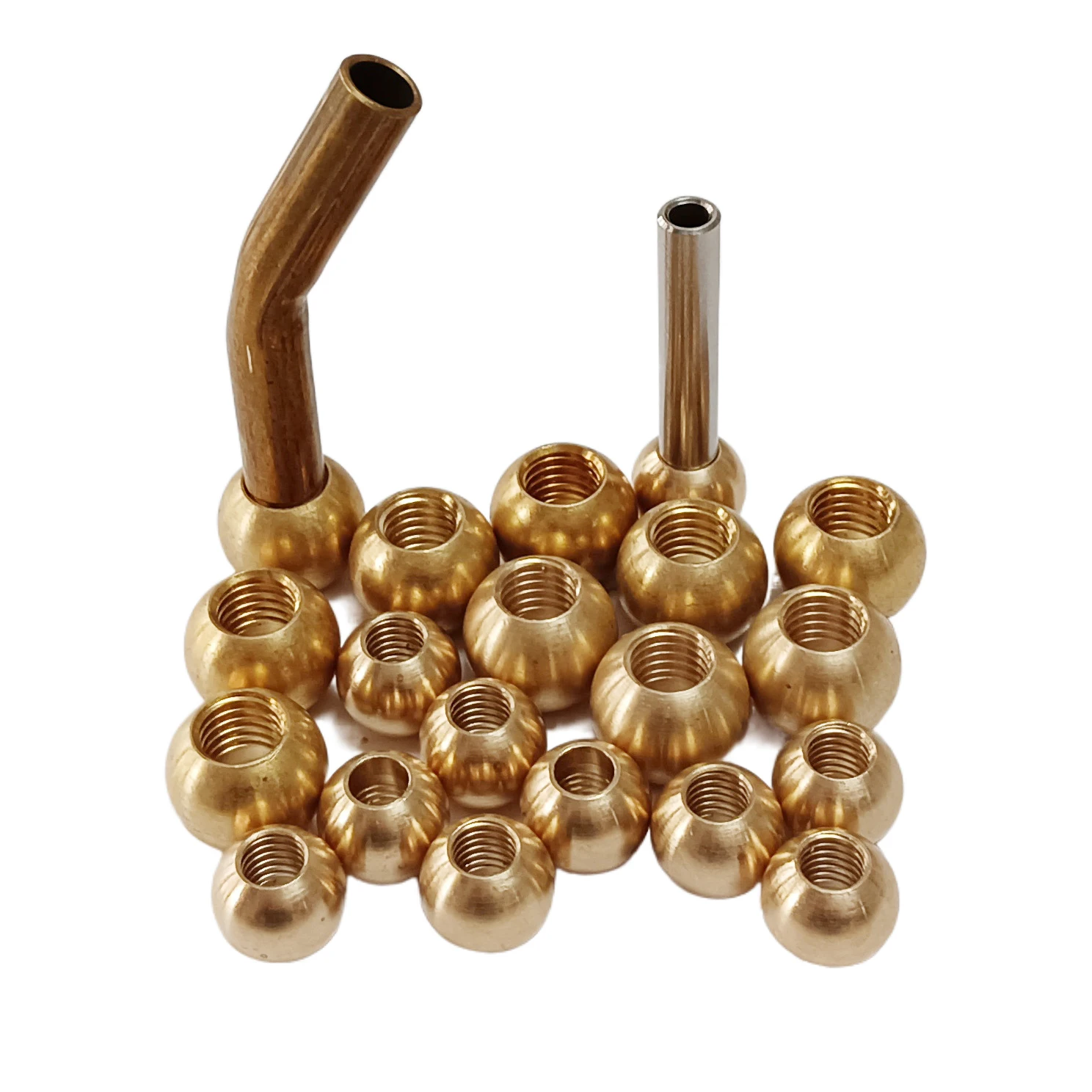 1PCS Brass Thread Hole Ball For CNC Later Machine