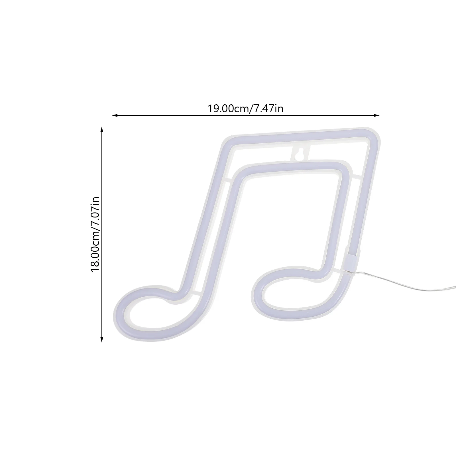 1Pcs Creative LED Note Modeling Neon Night Light Decorative Lamp for Bedroom Table Party Festival Room Lighting