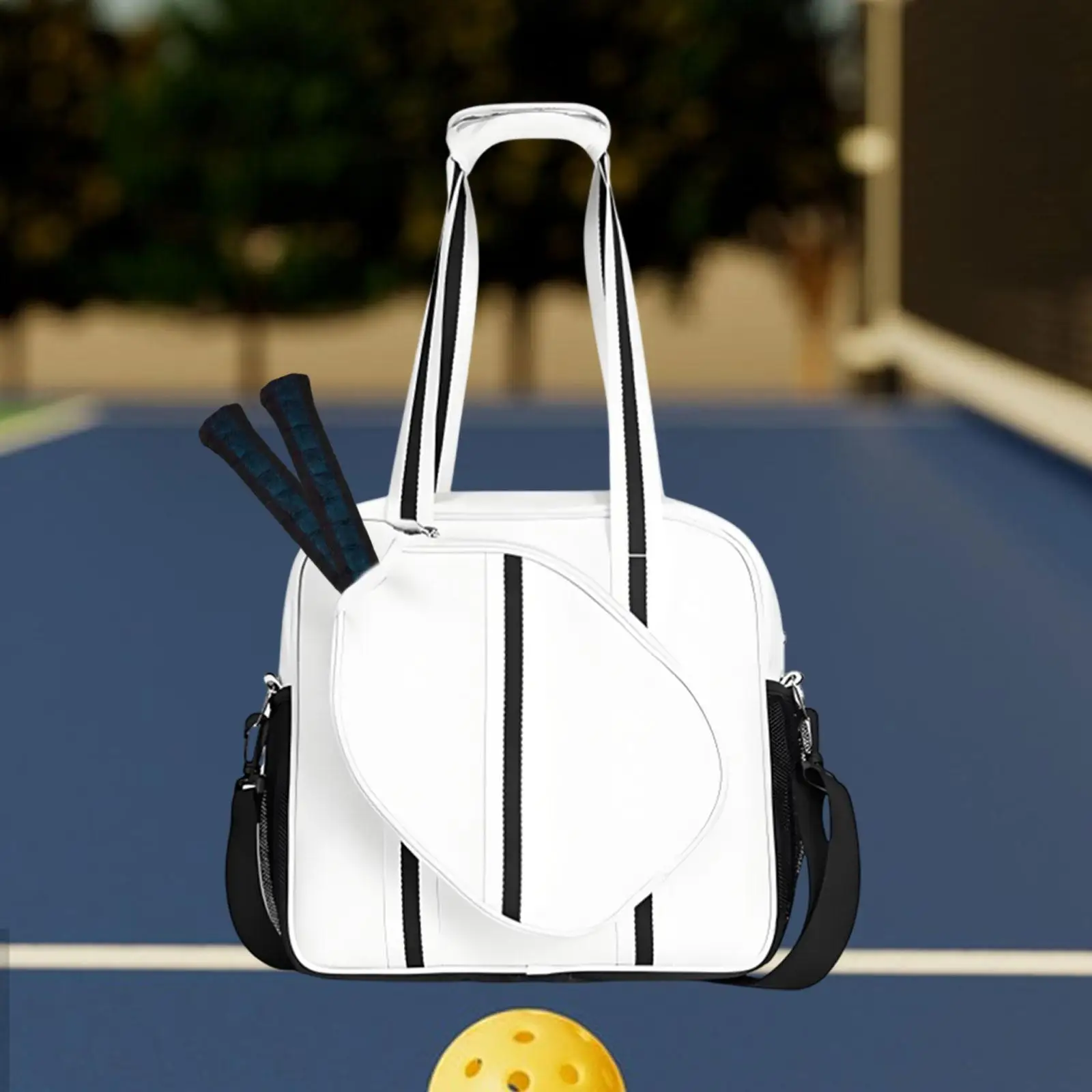 Pickleball Bag Pickle Ball Bag Multipurpose with Adjustable Strap Lightweight