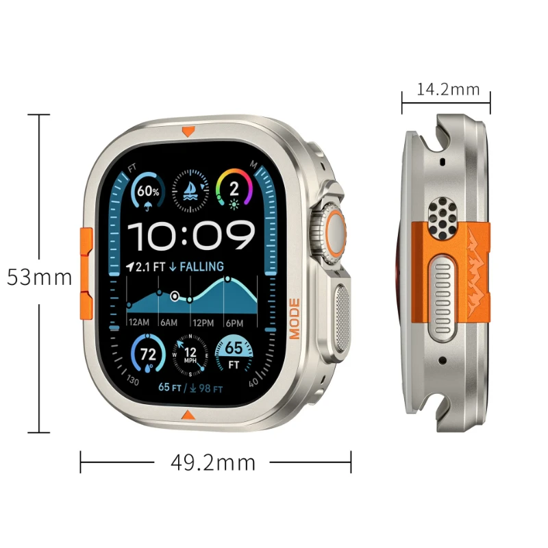Alpine Metal Protective Case for Apple Watch S11 Popular Anti Drop Shockproof Bumper Full Coverage Protective Watch Case Cover
