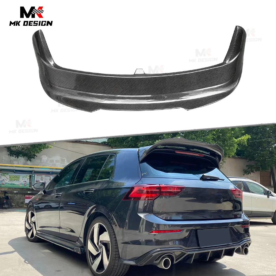 

Carbon Fiber Rear Roof Spoiler Wing for Volkswagen Golf 8 GTI R-Line 2021+ Rear Top Wing Car Accessories