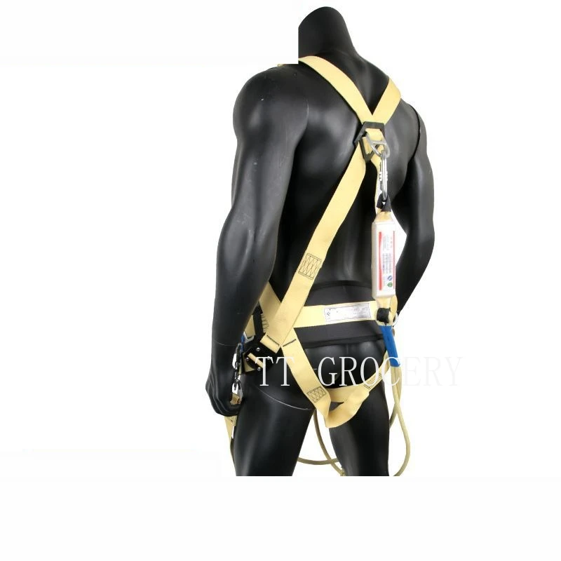 Aramid Safety Harness 5-Point Welding Safety Belt Fire Rescue Fall Protection High Temperature Resistant & Fire Retardant