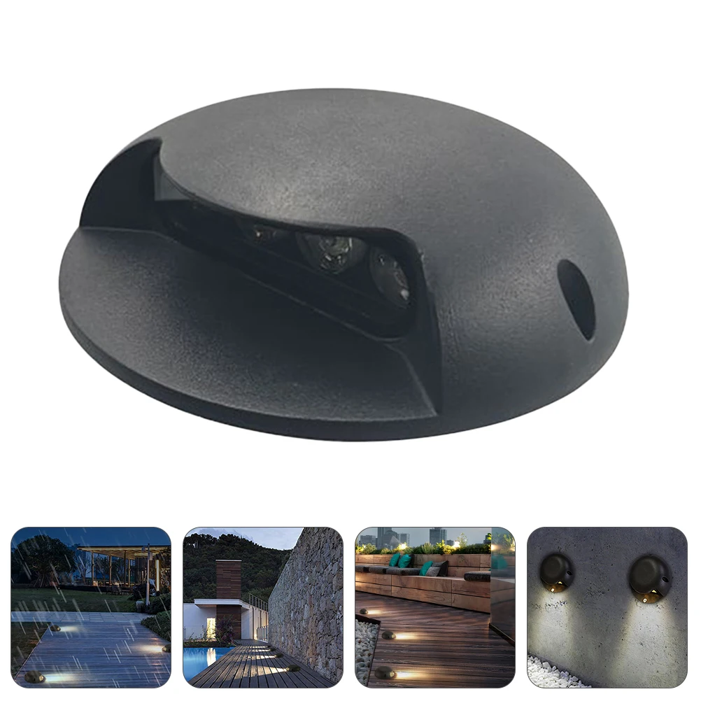 

1Pcs Side Emitting LED Ground Lamp Waterproof Non Slip Outdoor Lawn Pathway Landscape Light Ground Lamp Lawn Light