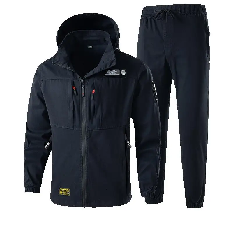 Spring Autumn Men Camouflage Workshop Work Suit Electrician Welder Maintenance Construction Worker Jacket Customized Print Logo