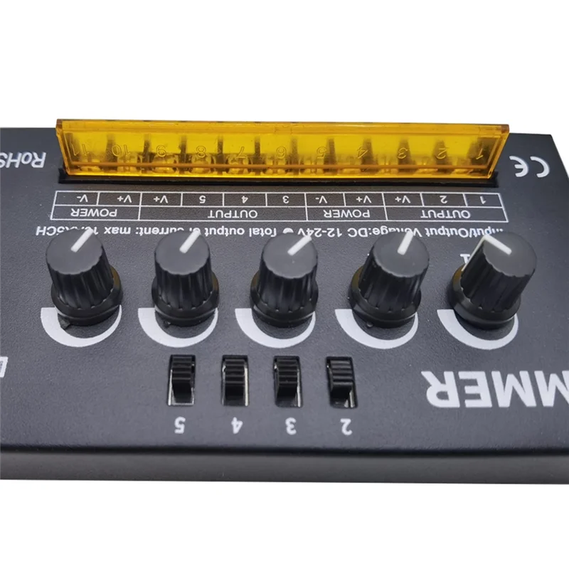 Controller dimmer LED ABUP-RGBW RGBWW DC5-24V D550 10A X 5CH per striscia LED 5050 RGBW RGBWW