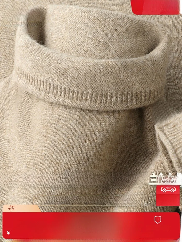 

Snow Flng Women's Camere Sweater High Ne Soft Fine 30 eep Wool Warm Color Casual Sle Winter Faion