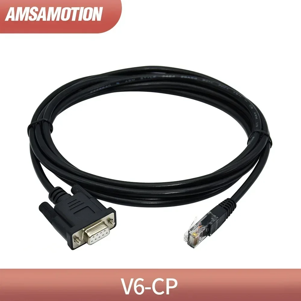 V6-CP Suitable HAKKO V6 V7 V8 Series HMI Touch Panel Programming RS232 To RJ45 Adapter Data Communication Cable