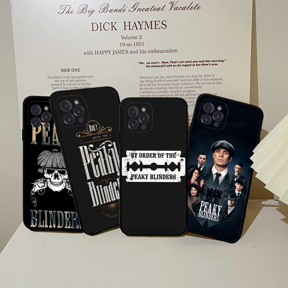 

Movie P-Peaky B-Blinders Phone Case For iPhone 16 15 14 11 12 13 Mini Pro XS Max Cover 6 7 8 Plus X Funda Shell