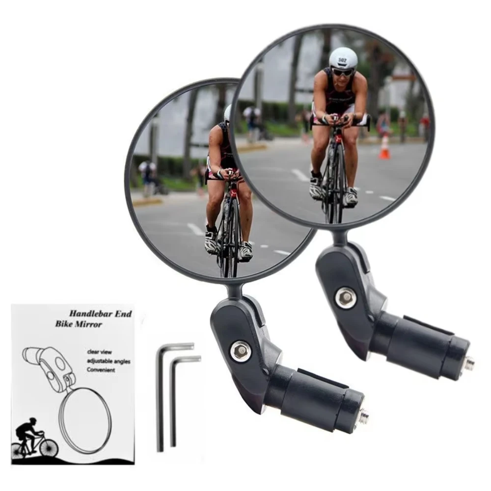 

Universal Bicycle Mirror Rearview Adjustable Rotate Wide-Angle Cycling Handlebar MTB Road BikeRear View Mirrors
