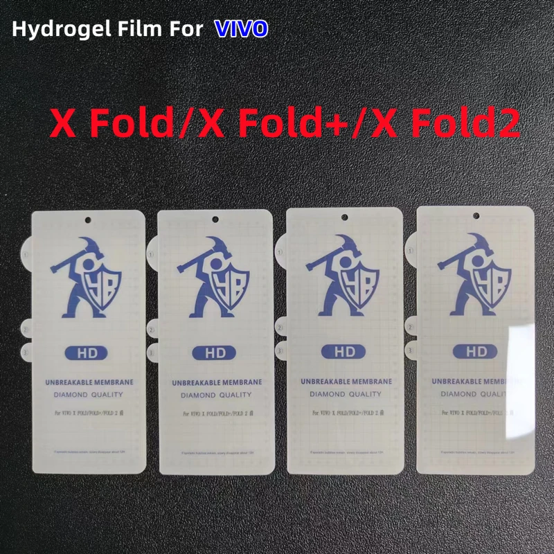 

2/3/4 шт. Защитная пленка для экрана VIVO X Fold Plus, гибкая внешняя пленка, прозрачная защитная гидрогелевая пленка для VIVO X Fold2