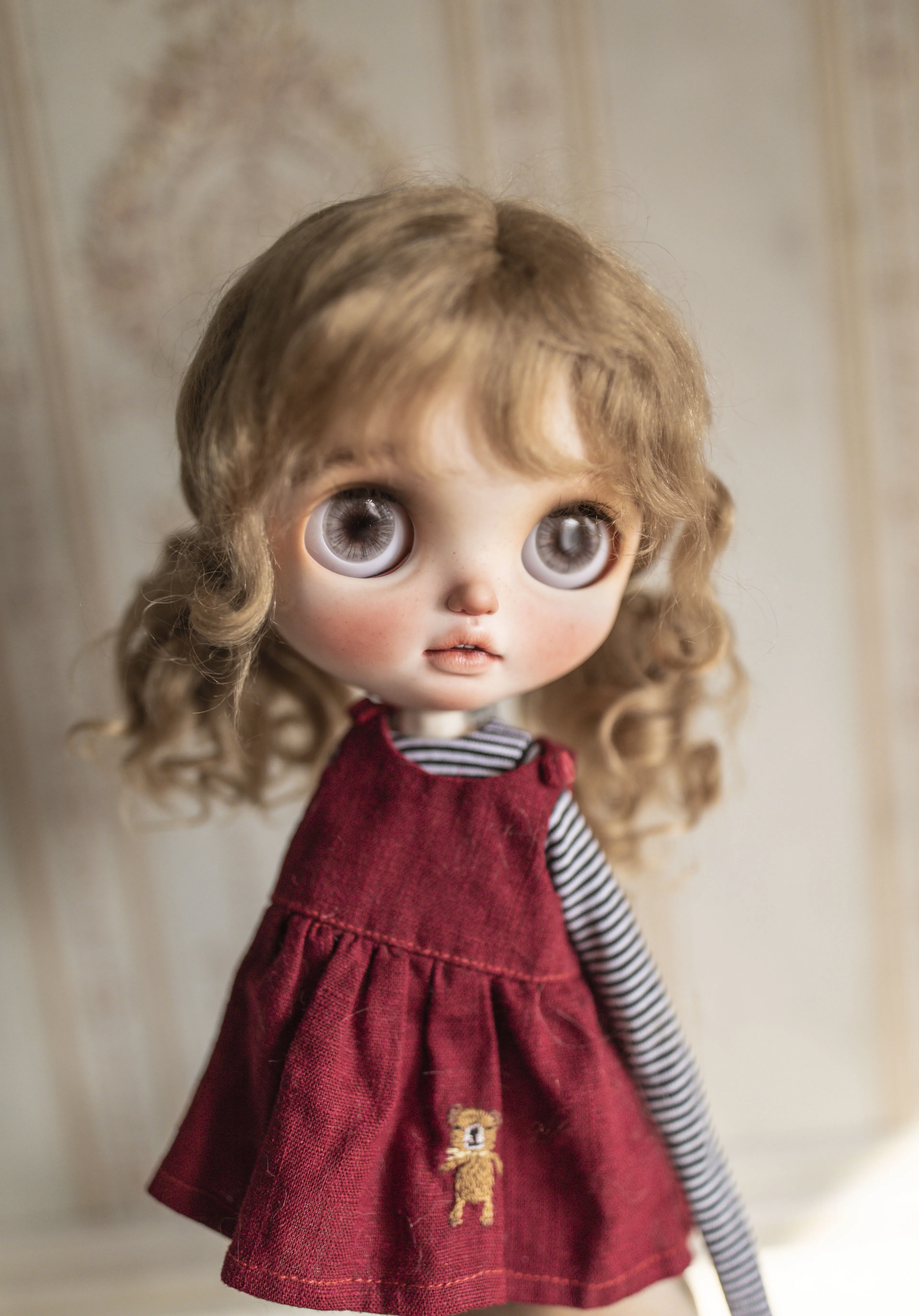 BJD Blythe wig Imitation mohair Domestic mohair splicing versio Fit 9-10inch head circumference Qbaby 524148