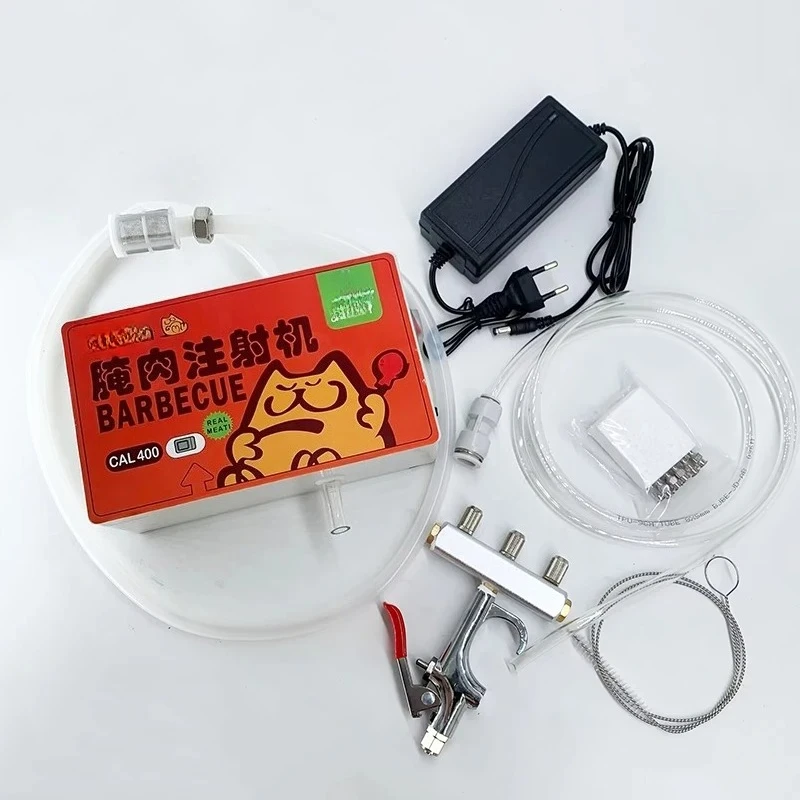 Electric Salt  Pump Meat Pickling Injector Cured Meat Marinade Seasoning  Meat Processor 2/3/4 Needles