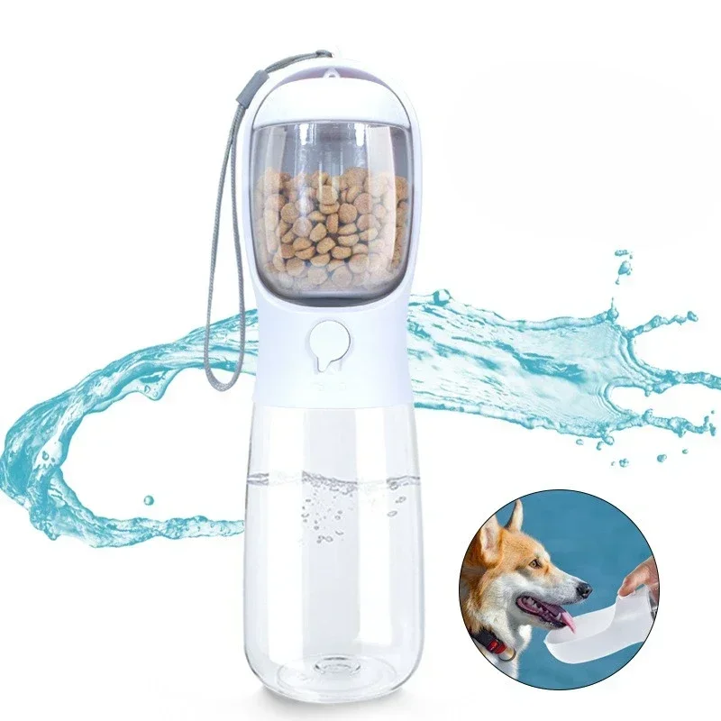 Hot Portable Water Bottle Travel Pet Drinker Leak proof Dog Bowl Food Containers Dog Accessories For Dogs Puppy Drinking Bottle