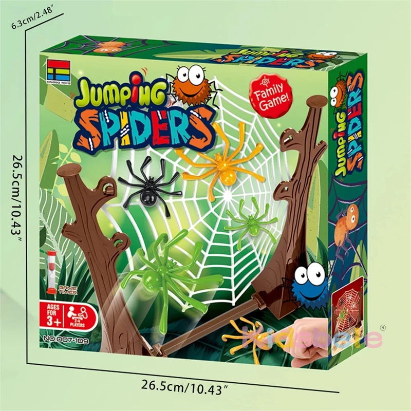 Jumping Spiders Game Children Catapult Toy Bouncing Spider Board Family Party Entertainment Game