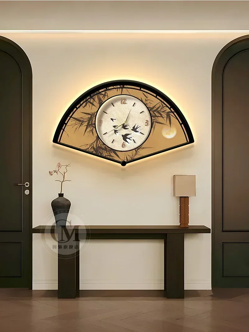 Malerei dekorative Gemälde UV-Feingravur + echtem Kristallporzellan-Gemäldekern + LED-Beleuchtung (Plug-in-Fernbedienung)