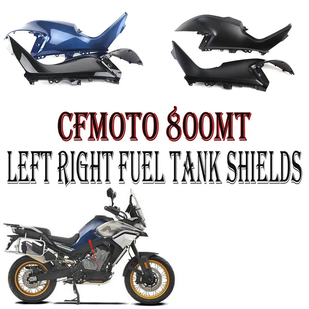 

MT800 motorcycle original fuel tank left right protective plates CF800-5 fuel tank protective cover body shell For fit CFMOTO 80