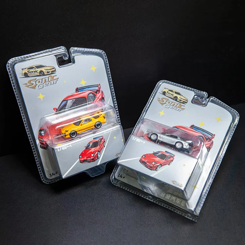 

Sonic Gear Diecast 1:64 Scale RX-7 (FD3S) Speed A-Spec Alloy Simulation Car Model Hobby Collection Souvenirs Gift Static Display