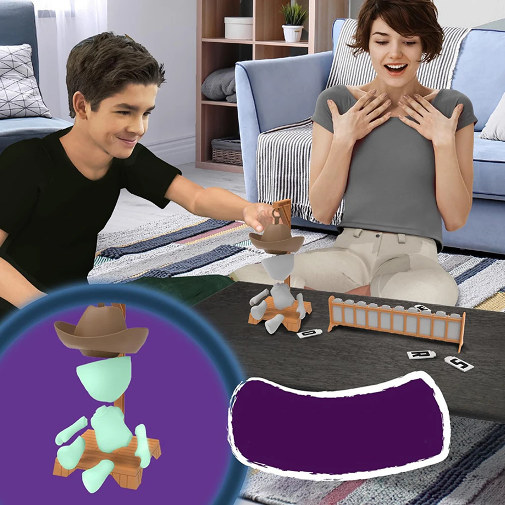 Magnetic Hangman Mystery Word Guessing Game Fun Board Game for Kids and Adults