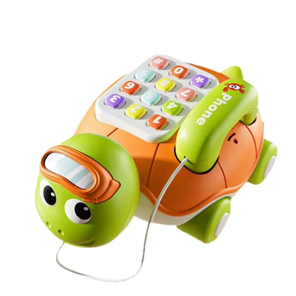 ABS السلحفاة الموسيقية الزحف الطفل محاكاة الموسيقى صوت الطفل البيانو الموسيقى الخفيفة لغز تعليمي مبكر